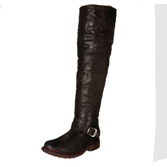 Frye OTK fully shearling lined boots nwot - Picture 2 of 8